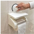 Waterproof Wall Mount Paper Roll Holder With Phone Rack