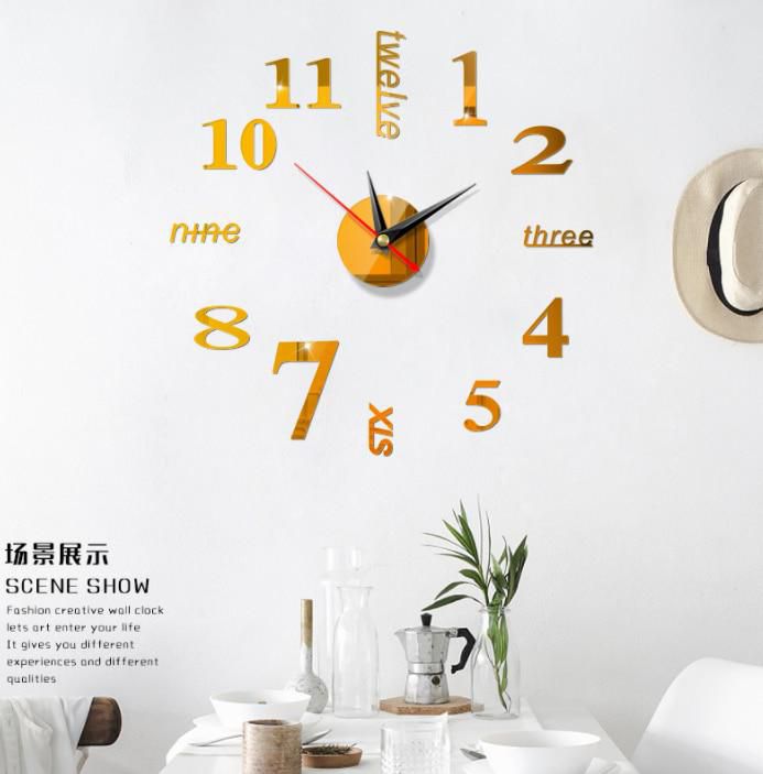 ساعة حائط - قابلة للتعليق، بتصميم أنيق رائع