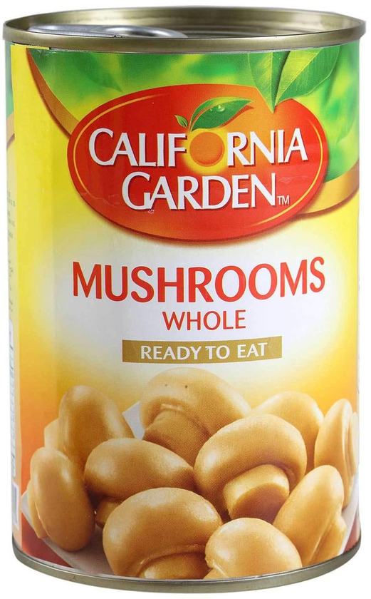 California garden whole mushrooms 425 g