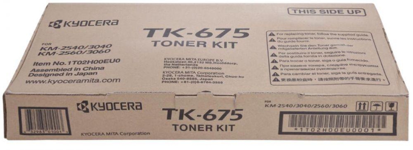 Mita Kyocera Toner Cartridge - Tk-675, Black