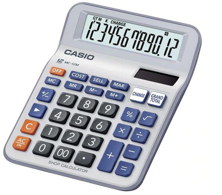 Casio Calculator MC-12M White