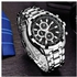 Curren Men Wrist Watch 8023 Silver & Black