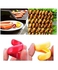 Generic Spiral Hot Dog Slicers - 2 Pcs + Divided Square Plastic Snack Box + Free Fridge Magnet