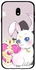 Thermoplastic Polyurethane Protective Case Cover For Samsung Galaxy J7 (2017) Rabbit Moon