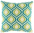 Generic Modern Flowery Decorative Throw Pillow Cover- Aqua , Teal, Green 5