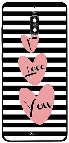 Skin Case Cover -for Huawei Mate 9 Pro I Love You Black And White Background I Love You Black And White Background