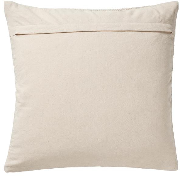 KUSTFLY Cushion cover, beige/black, 50x50 cm - IKEA