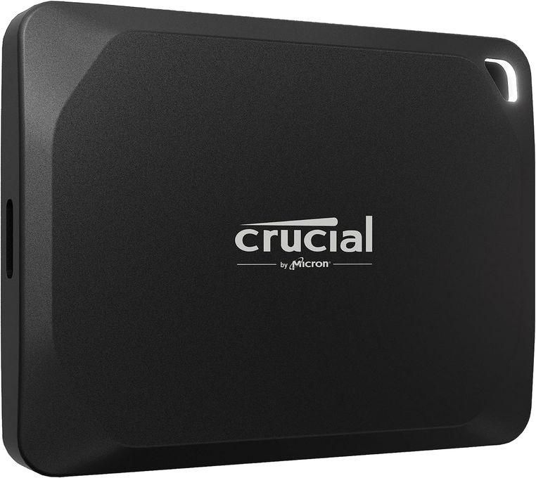 Crucial Crucial X10 Pro 2TB Portable SSD - Up to 2100MB/s Read, 2000MB/s Write - Water and dust Resistant, PC and Mac, with Mylio Photos+ Offer - USB 3.2 External Solid State Drive - CT2000X10PROSSD902