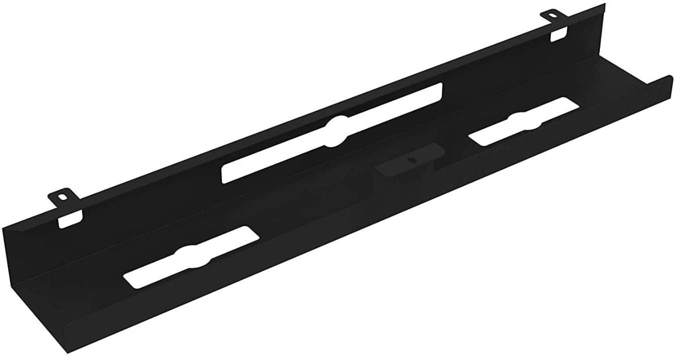 Navodesk Cable Management Tray, Heavy Duty, Under Desk Cable Organizer for Wire Management - Black