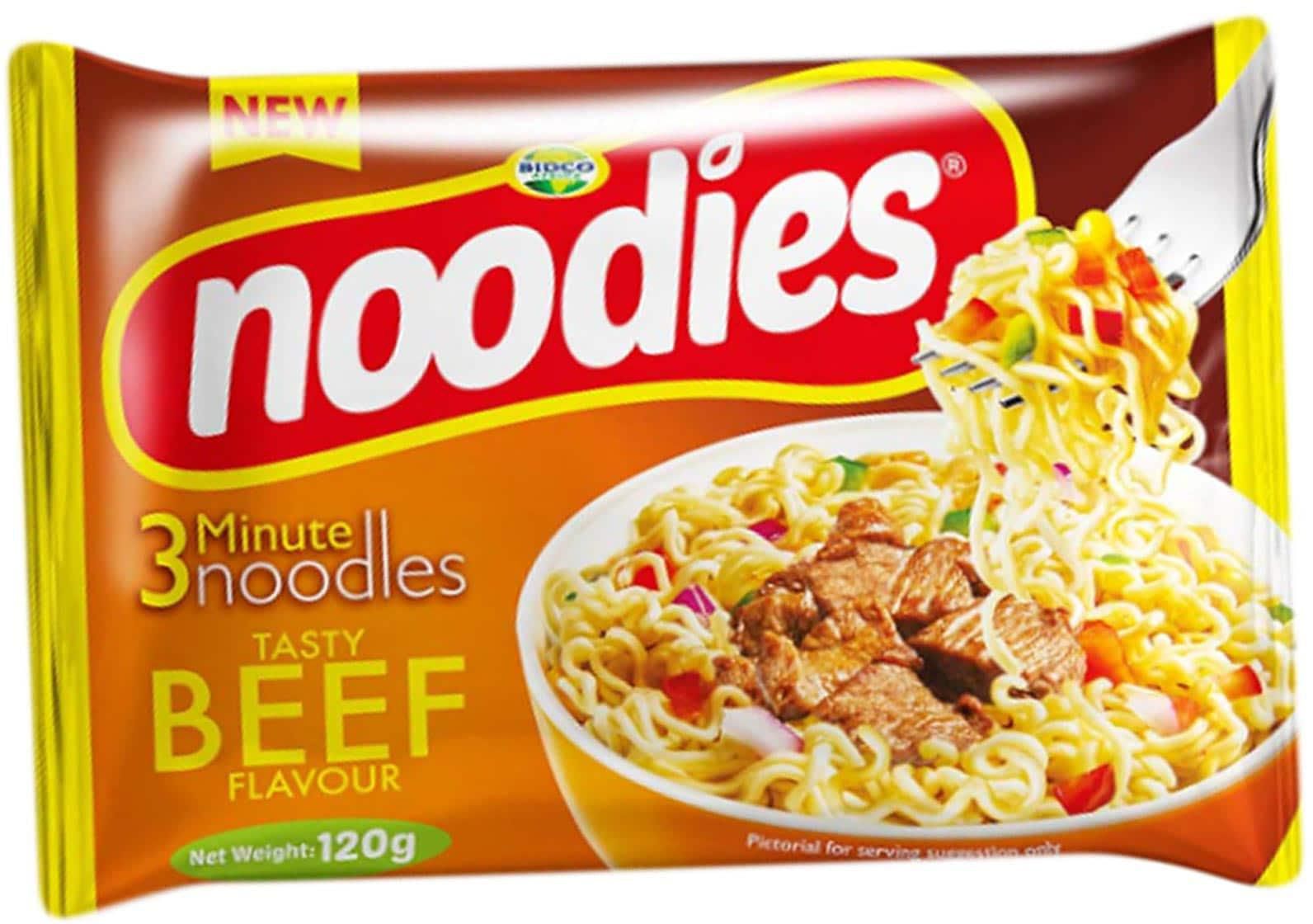 Noodies Instant Beef Adult Noodles 120g