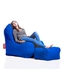 Bufka Chair Bean Bag Waterproof - Blue