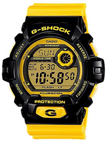 G-shock Watch for Unisex by Casio , Digital , Resin , Yellow , G8900SC-1Y