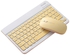 Bluetooth 10“ Keyboard Mouse Comb For IPad Tablet PC 10 Inch Yellow