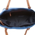 Tommy Hilfiger 6920205491 Signature Monogram Large Tote Bag for Women - Blue