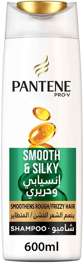 Pantene Pro-V Smooth &amp; Silky Shampoo, 600 ml&nbsp;