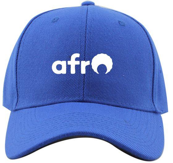 Afro Face Cap/Hat - Royal Blue