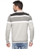 Dissident Light Grey Cotton Round Neck Pullover Top For Men