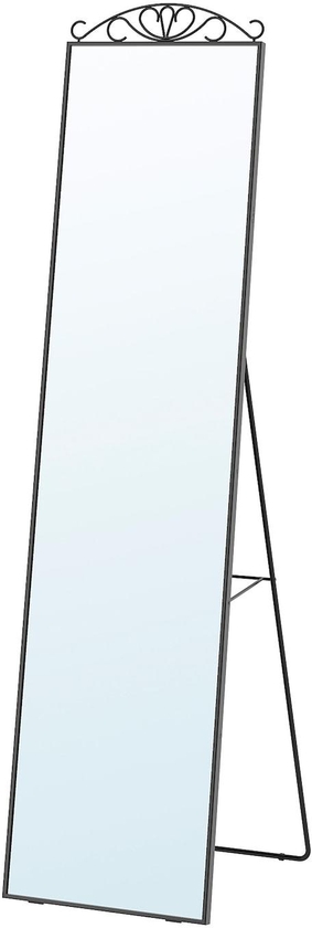 KARMSUND Standing mirror - black 40x167 cm