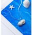 Simulated Pearl Shaped Pendant Necklace - 925 Silver