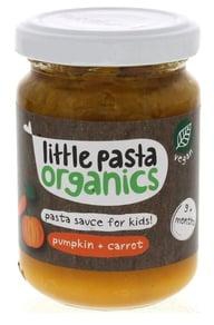 Little Pasta Organics Pumpkin And Carrot Pasta Sauce For Kids 130 g