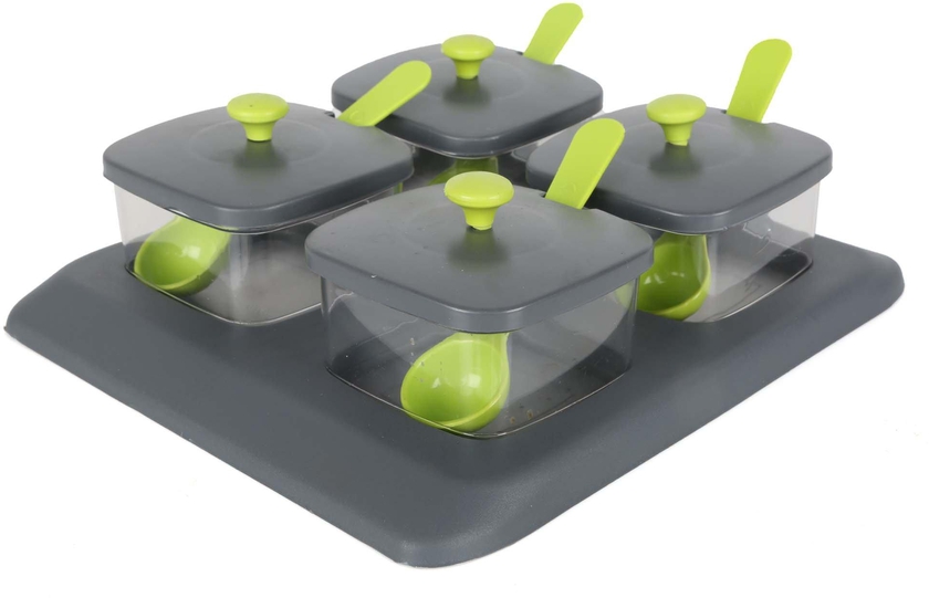 Home Festival Condiment 4pcs Set With Tray