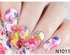 Magenta Nails 1 Sheet Of Nail Art Stickers Design As Pictures Show - N1011