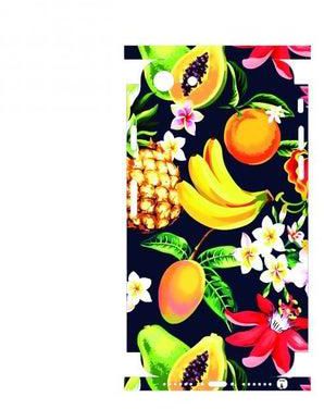 Printed Back Phone Sticker With The Edges For Iphone 8 Plus Tropical Fruits