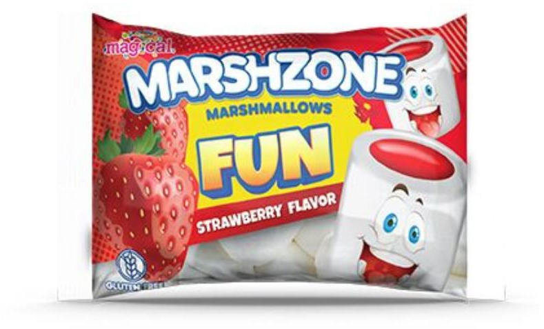 Marshzone Fun Strawberry Marshmallow - 23 gm