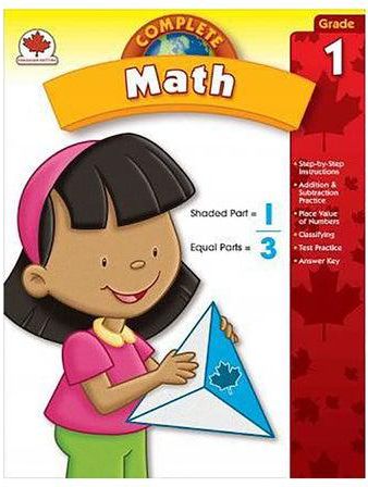 Complete Math, Grade 1 : Canadian Edition Paperback