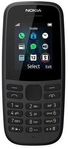 Nokia Nokia نوكيا 105 موبايل ثنائي الشريحة 1.8 بوصة - أسود