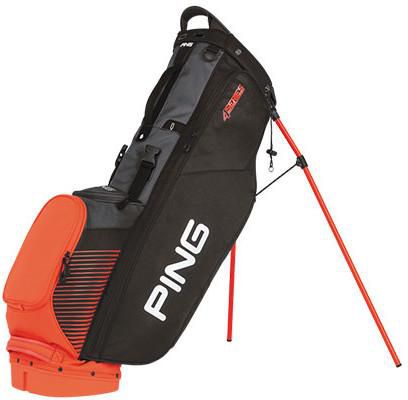 PING 4 SERIES STAND BAG -BLACK/ FLARE/CHARCOAL