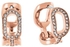 Michael Kors Women's Stainless Steel Rose Tone CZ Stud Earrings - MKJ4870791