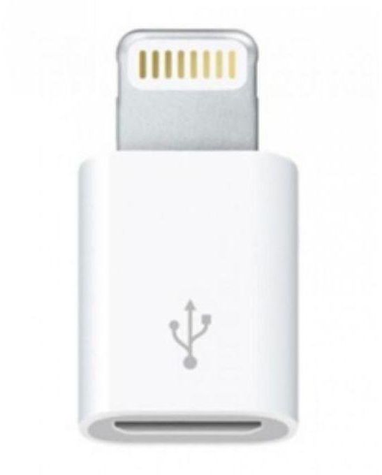 Micro USB to iphone Ipad or MAC Converter Adapter - White