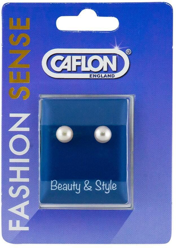 Caflon Fashion Sense Gold Plated Pearl Earring, 6 mm