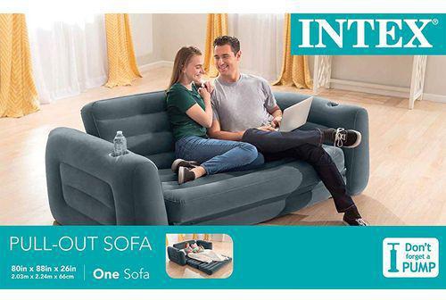 Intex Improved Intex Double Pull Out Sofa With Electric Pump