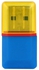 USB Card Reader Adapter Blue/Yellow