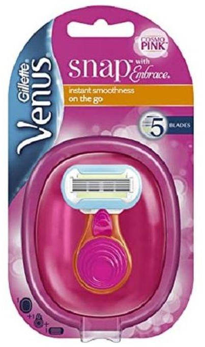 Gillette Venus Snap With Embrace Instant Smoothness On The Go 5 Blades