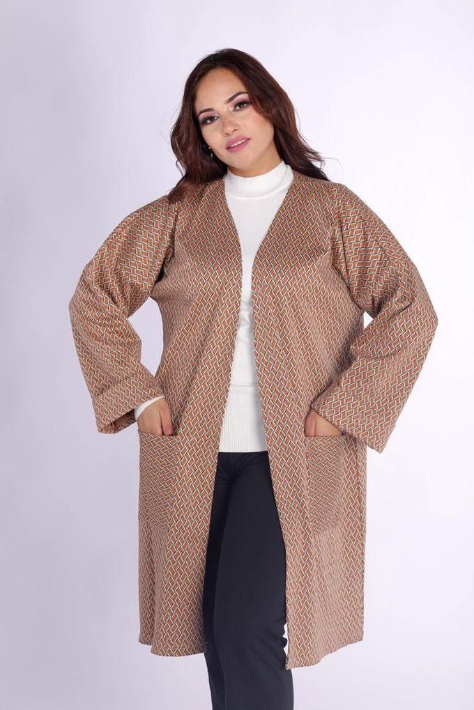 Women - Winter Patterned Cardigan With 2 Pockets