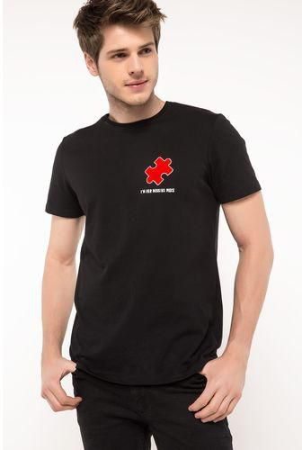 Defacto Slim Fit Printed T-Shirt