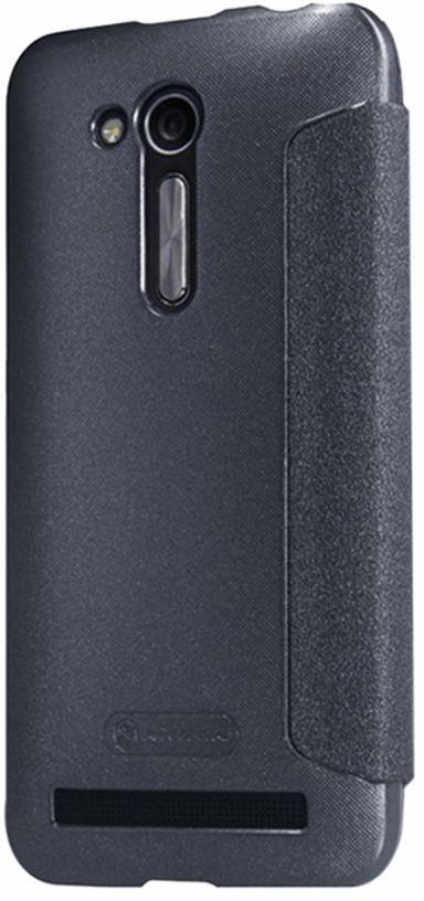 Combination Sparkle Flip Cover For Asus ZenFone Go (ZB452KG) Black Grey