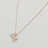 Swarovski Heart Pendant Necklace with March Birthstone Aquamarine
