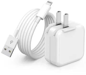 APPLE IPad Charger With Lightning To Usb Cable - 12W White as picture