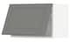 METOD Wall cabinet horizontal w push-open, white/Lerhyttan black stained, 60x40 cm - IKEA