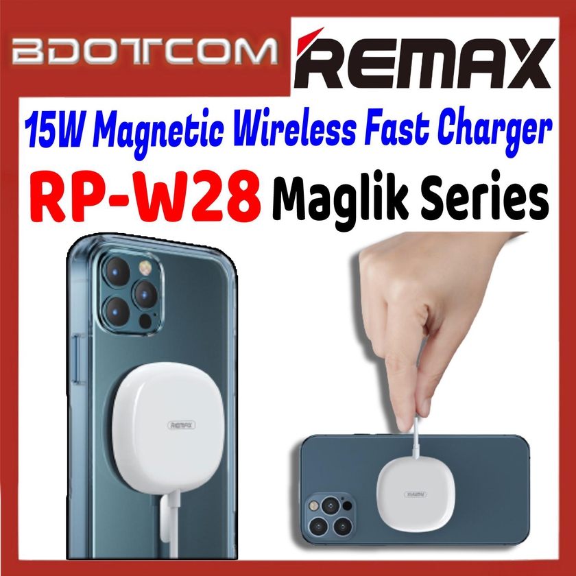 Remax RP-W28 Maglik Series 15W Magnetic Wireless Fast Charger for Samsung