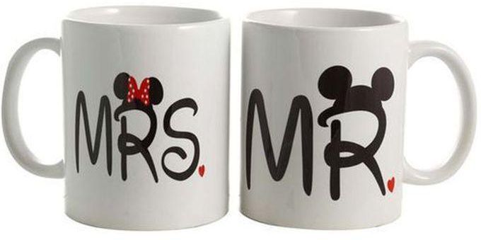 Couples Ceramic Mug - Multi - Color