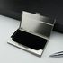 Stainless Steel Business Card Holder Name/Credit Card Case Wallet-Blue