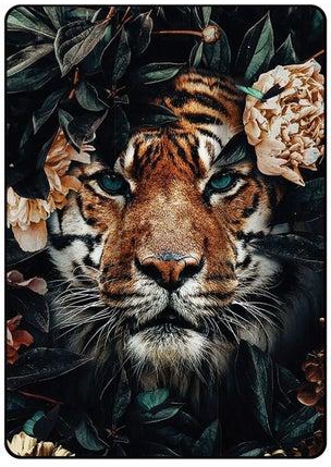 Protective Case Cover For Apple iPad Air 3rd Gen Tiger Behind Bush