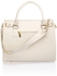 Giulia Massari Leather Bag For Women , Beige - Tote Bags