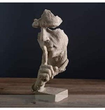 Fhw Abstract Sculpture Statue Sculpture Thinker Resin Sculpture Modern Sculpture For Indoor Living Room Study Office Crafts Crafts (Color : G-11X12X30Cm(4X5X12Inch)) -- G -- 11X12X30Cm(4X5X12Inch)