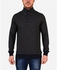 Town Team Buttoned Collar Sweatshirt - Dark Olive